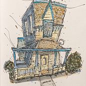 Expressive Architectural Sketching with Colored Markers. Sketching, Drawing, Architectural Illustration, Sketchbook & Ink Illustration project by lakerphoto - 06.10.2023