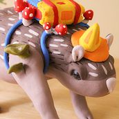 El viajero. Character Design, Fine Arts, Sculpture, and Ceramics project by Nahela Saldaña - 06.18.2023