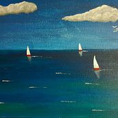 Acrylics - Voyage. Un projet de Artisanat , et Peinture de Daleen Venter - 18.06.2023