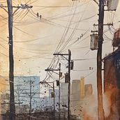 Il mio progetto del corso: Pittura suggestiva ad acquerello: crea illustrazioni avvincenti. Een project van  Beeldende kunst, Schilderij y Aquarelschilderen van Alice Laffi - 18.06.2023