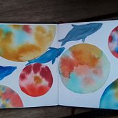 Mein Abschlussprojekt für den Kurs: Kreatives Sketching mit Aquarell für Anfänger. Een project van Traditionele illustratie,  Schetsen,  Creativiteit,  Tekening, Aquarelschilderen y Sketchbook van horn_claudia - 18.06.2023