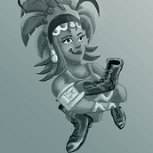 Practicando. Traditional illustration project by Axel Miguel Torres - 06.19.2023