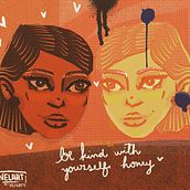 Be kind with yourself . % Daniela Castellanos tarafından hazırlanan Tasarım, Çizim, Ve Poster Tasarımı projesi - 06.19.2023