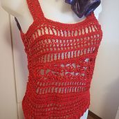 top freeform con short rows. Arts, and Crafts project by katia - 06.19.2023
