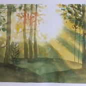 My project for course: Dreamy Watercolor Landscapes: Paint with Light. Painting, and Watercolor Painting project by melboy57 - 06.20.2023