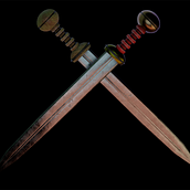 Gladius (Roman Sword). Un proyecto de 3D, Diseño 3D y Modelado 3D de Ángel Sola Albendiz - 28.05.2022