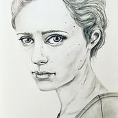 My project for course: Portrait Sketchbooking: Explore the Human Face. Un progetto di Bozzetti, Disegno, Disegno di ritratti, Disegno artistico e Sketchbook di Sally Van Nuys - 21.06.2023