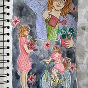 My project for course: Character Creation from Observational Drawings. Traditional illustration, Character Design, Drawing, and Sketchbook project by Sidonie DW - 06.21.2023