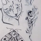 Mein Abschlussprojekt für den Kurs: Tattoo für Anfänger. Tattoo Design project by Frank Enderle - 06.21.2023
