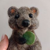 My project for course: Needle Felting Animal Creation. Un progetto di Artigianato, Fiber Art, Needle felting, Textile Design e Design di giocattoli di madeleine.j.cooper - 20.06.2023