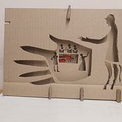 My project for course: Paper Cutting: Create Paper Scenes with Depth. Un progetto di Illustrazione tradizionale, Artigianato, Papercraft, Stor, telling, Rilegatura, Illustrazione infantile, DIY e Belle arti di Katarzyna Hołda - 21.06.2023