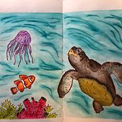 Mi proyecto del curso: Técnicas modernas de acuarela Ein Projekt aus dem Bereich Traditionelle Illustration, Bildende Künste, Malerei und Aquarellmalerei von Moisés Fernández García - 21.06.2023