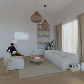 Mi proyecto del curso: Visualización arquitectónica con V-Ray para SketchUp. Architecture, Interior Architecture, Digital Architecture, and ArchVIZ project by Julia Dominguez - 06.19.2023