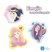 Emojis inspirados en el videojuego League of Legends. Traditional illustration, Digital Illustration, and Digital Drawing project by Nadia Alejandra Higuera de la Concha - 06.22.2023