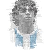 Maradona. Un proyecto de Ilustración tradicional y Tipografía de Gilberto Cervantes - 21.06.2023