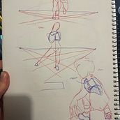 My project for course: Drawing the Human Figure & Expressive Poses Ein Projekt aus dem Bereich Bildende Künste, Skizzenentwurf, Zeichnung, Sketchbook und Anatomische Zeichnung von Daniel McGuiness - 22.06.2023