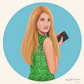 My project for course: Female Character Portraits in Procreate. Traditional illustration, Digital Illustration, and Digital Drawing project by Marta Nielsen - 07.17.2023