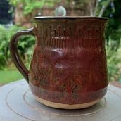 My project for course: Stamp Making for Textured Pottery. Arts, Crafts, Fine Arts, Decoration, Ceramics, and DIY project by elisabethjriley - 06.15.2023