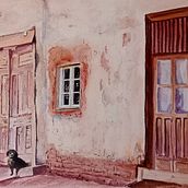 Mi proyecto del curso: Técnicas modernas para paisajes urbanos en acuarela. Un proyecto de Pintura y Pintura a la acuarela de chotepinta - 23.06.2023