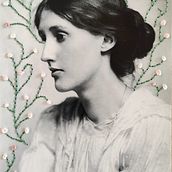 Mi proyecto del curso: Introducción al fotobordado: Virginia Woolf. Photograph, Paper Craft, Embroider, DIY, and Textile Design project by Chari Ronda - 06.20.2023