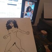 Meu projeto do curso: Desenho de personagens femininas para quadrinhos. Character Design, Comic, and Drawing project by Pedro Martins - 06.23.2023