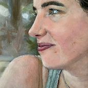 My project for course:  Realistic Oil Portraiture: Conveying Detail and Expression. Fine Arts, Painting, and Oil Painting project by kk66 - 06.23.2023