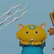 Mi proyecto del curso: Creación de personajes en 3D con Blender. Un proyecto de 3D, Diseño de personajes, Modelado 3D, Diseño de personajes 3D y Diseño 3D de pedroespinosa_01 - 23.06.2023