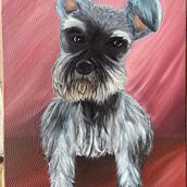 Meu projeto do curso: Retrato realista de animais de estimação com pintura a óleo Ein Projekt aus dem Bereich Malerei, Ölmalerei, Dekoratives Malen, Bildende Künste und Innendesign von Sara Hadass @sara.hadass_arte - 17.06.2023