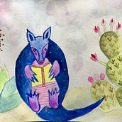 My project for course: Gouache: Paint Natural Worlds from Imagination. Design de personagens, Pintura, Desenho, Ilustração infantil, e Pintura guache projeto de Martha Bright - 24.06.2023