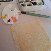 My project for course: The Art of Tea Bag Painting. Fine Arts, Painting, Watercolor Painting, and Gouache Painting project by Angelique Pacheco - 06.25.2023