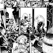 Unbreakable Red Sonja Sequential page Ein Projekt aus dem Bereich Comic von Giovanni Valletta - 25.06.2023