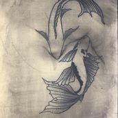 Mein Abschlussprojekt für den Kurs: Tattoo für Anfänger. Tattoo Design project by laurazebrala - 06.25.2023