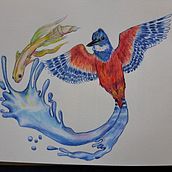 Mi proyecto del curso: Ilustración surrealista inspirada en la naturaleza. Traditional illustration, Pencil Drawing, Drawing, Artistic Drawing, Naturalistic Illustration, and Colored Pencil Drawing project by Maria Yolanda Nuñez Medina - 06.25.2023