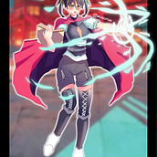 Mi proyecto del curso: Ilustración digital de personajes manga. Traditional illustration, Character Design, Comic, Digital Illustration, and Manga project by Carlos Vigo Tunante - 06.25.2023