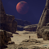 Mi proyecto del curso: Ilustración fantástica 3D con Blender. Un proyecto de 3D, Ilustración digital y Diseño 3D de oneromstudio_ds - 25.06.2023