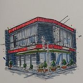Mi proyecto del curso: Dibujo arquitectónico expresivo con marcadores de colores. Sketching, Drawing, Architectural Illustration, Sketchbook & Ink Illustration project by tomcapediaz - 06.26.2023