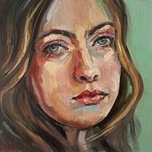 My project for course: Portrait Painting with Oil: Explore Light and Shade. Un progetto di Belle arti, Pittura e Pittura ad olio di Maria Abdueva - 27.06.2023