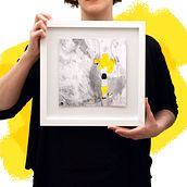 The Yellow Painter - Print. Un projet de Illustration traditionnelle de Katha Baumgartner - 27.06.2023