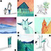 A Picture a Day - realistic ones. Un projet de Illustration traditionnelle de Katha Baumgartner - 27.06.2023