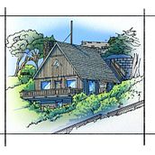 Quick Architectural Illustration. Traditional illustration, Architecture, Drawing, Digital Architecture, Architectural Illustration, and Spatial Design project by black_cube42_2 - 06.19.2023