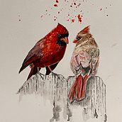 My project for course: Artistic Watercolor Techniques for Illustrating Birds. Traditional illustration, Realistic Drawing, Naturalistic Illustration, and Watercolor Painting project by Nicholas Wibben - 06.25.2023