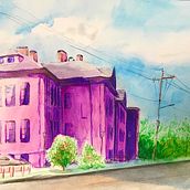 Dave's Project for: Architectural Sketching with Watercolor and Ink. Sketching, Drawing, Watercolor Painting, Architectural Illustration, Sketchbook & Ink Illustration project by davidper - 06.24.2023
