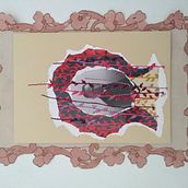 Mi proyecto del curso: Técnicas de bordado experimental sobre papel. Un proyecto de Bellas Artes, Collage, Bordado y Diseño textil de Tania Garcia Alvarado - 24.06.2023