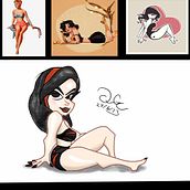 Mi proyecto del curso: Ilustración de una pin-up con técnicas tradicionales. Un progetto di Illustrazione tradizionale, Belle arti, Pittura, Disegno a matita e Disegno di Quique Guerrero - 28.06.2023