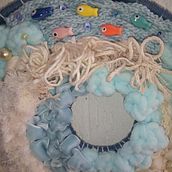 Mi proyecto del curso: las olas del mar. Un proyecto de Artesanía, Diseño de interiores, Pattern Design, Tejido y Diseño textil de Paola Cambranis Gamboa - 28.06.2023