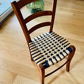 Restauro e rinnovo seduta. Design, Arts, Crafts, Furniture Design, Making, and Weaving project by Flora Cucchi - 06.19.2023