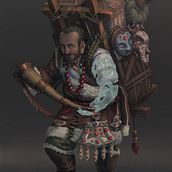YENSHE. Traditional illustration, Character Design, Digital Illustration, Concept Art, Digital Drawing, and Digital Painting project by Guillermo Redondo Canteli - 05.22.2023
