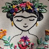 Mi proyecto del curso: Bordado contemporáneo con puntos tradicionales mexicanos. Arts, Crafts, Embroider, Fiber Arts, and Textile Design project by Sol Párraga - 06.28.2023