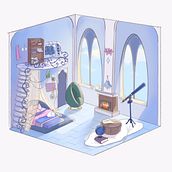 Mi proyecto del curso: Desarrollo visual desde cero: ilustra escenarios imaginarios. Drawing, Digital Illustration, Concept Art, and Digital Drawing project by Nuria - 06.28.2023