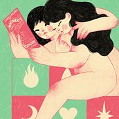 Portada Catáloga Revista N°4. Traditional illustration, and Editorial Illustration project by Valeria Araya - 06.28.2023